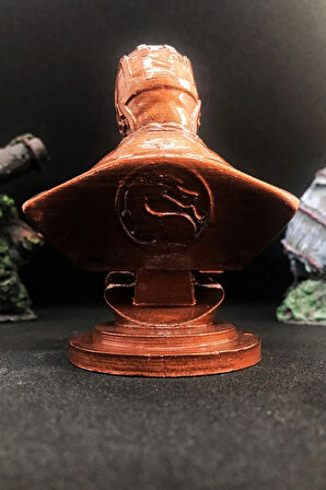 Mortal Kombat Sub-zero Büst 10cm - Bakır