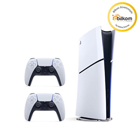Sony Playstation 5 Slim 825 GB Digital Edition Oyun Konsolu + 2. Dualsense (Bilkom Garantili)