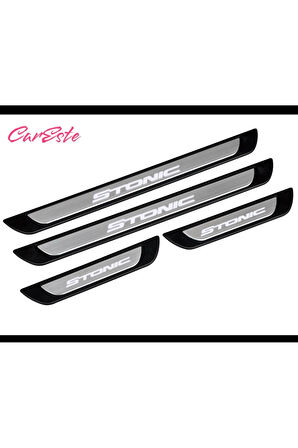 Kia Stonic Old Krom Kapı Eşiği Koruyucu 4prç.