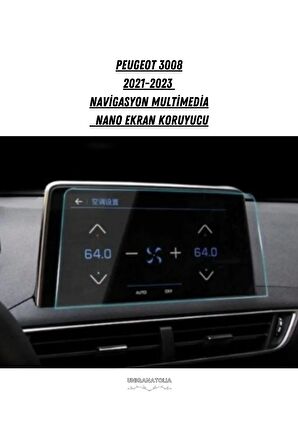 Peugeot 3008 Navigasyon Multimedya Nano Ekran Koruyucu