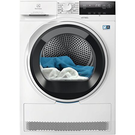 ELECTROLUX EW8D394MT 800 Serisi UltraCare Steam A+++ Enerji Sistemi 9 kg Isı Pompalı Buharlı Inverter Kurutma Makinesi Beyaz