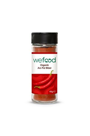 Wefood Organik Acı Pul Biber 45 gr