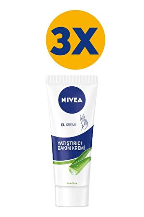 Nivea Yatıştırıcı Bakım El Kremi 75ml - Aloe Vera X3