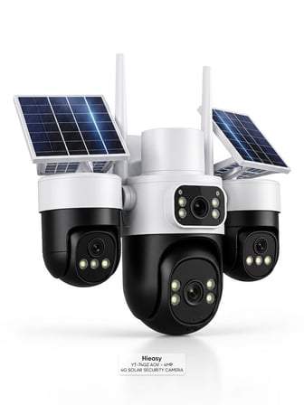 X5 Tech YT-74GZ Aov 4mp 4 Kameralı +1 Yıllık Sim Kart +64Gb Hafıza Kartı Güneş Enerjili Tak Çalıştır