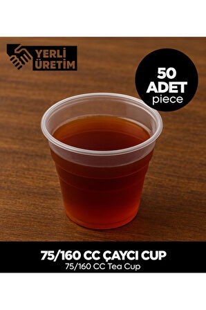 75/160 CC Çaycı Cup PP 2,2 Gr - 50 Adet