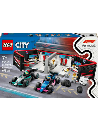 Lego City F1 Garaj Amg Ve Alpine (678 Parça) Yaratıcı Oyuncak Yapım Seti