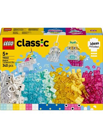 Lego Sihirli Saydam Kutu (340 Parça) Yaratıcı Oyuncak Yapım Seti