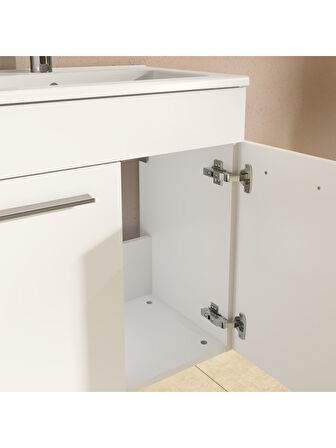 Vitra Ardea Banyo Dolap Seti 60 cm Parlak Beyaz 75023