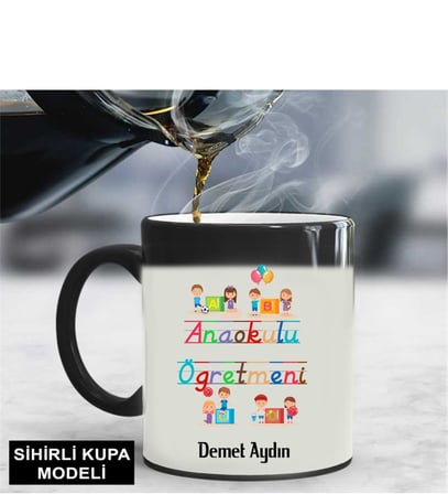 Ana Okulu Öğretmeni Kupa Bardağı Sihirli