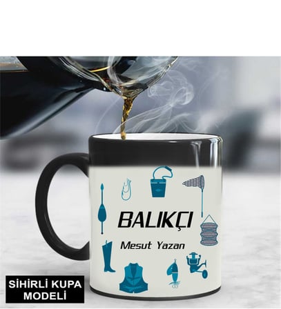 Balıkçı Kupa Bardağı Sihirli