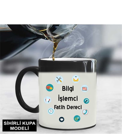 Bilgi İşlemci Kupa Bardağı Sihirli