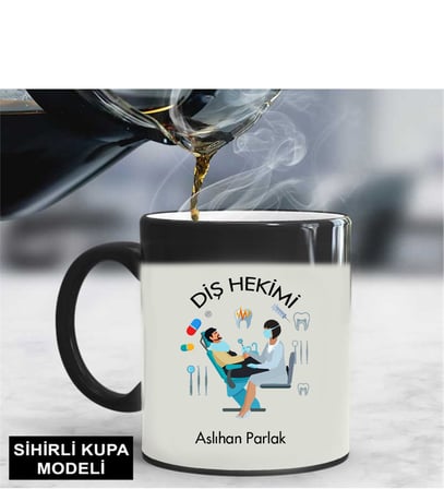 Diş Hekimi Kupa Bardağı Sihirli