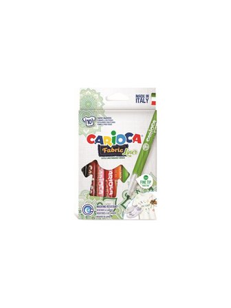 Carioca Kumaş Boya Kalemi Keçeli Fıne 10 Renk 42909