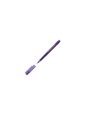 Faber-Castell Broadpen Keçe Uçlu Kalem Mor 5020155436000 (10 Lu Paket)