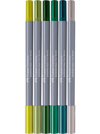 Faber-Castell Markör Kalem Aqua Çift Uç 6 Renk Jng 5188164517000