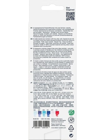 Faber-Castell Markör Kalem Aqua Çift Uç 6 Renk Sea 5188164519000