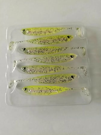 Lucky John Makora 3'' (7.62 cm) Silikon Balık Yem/7 Adet(006)