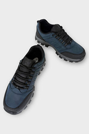 Unisex Trekking Outdoor Kısa Ayakkabı Bot LACİVERT