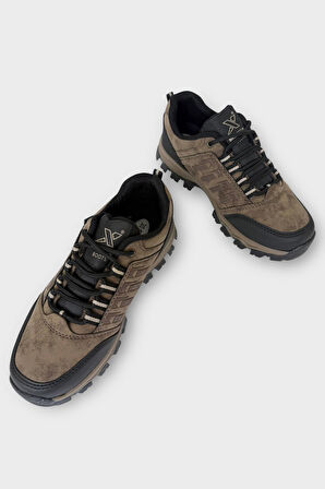Unisex Trekking Outdoor Kısa Ayakkabı Bot VİZON