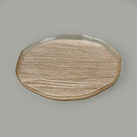 Kitchen Luna 4'lü Tabak - Bej - 21 cm