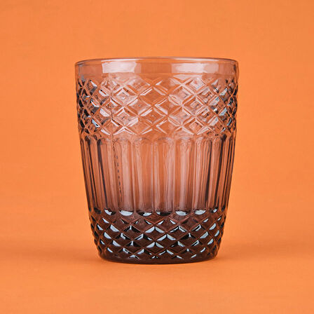 Vega 4'lü Su Bardağı Seti - Füme - 300 ml