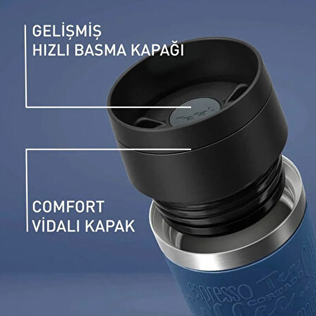 Travel Mug Termos - Mavi - 360 ml
