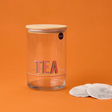 Dia Retro Kapaklı Cam Kavanoz - Renkli - 1050 ml