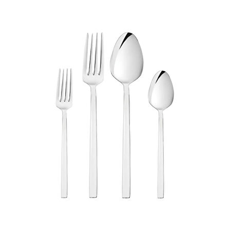 Fethiye 30 Parça Çatal Kaşık Bıçak Seti - Inox
