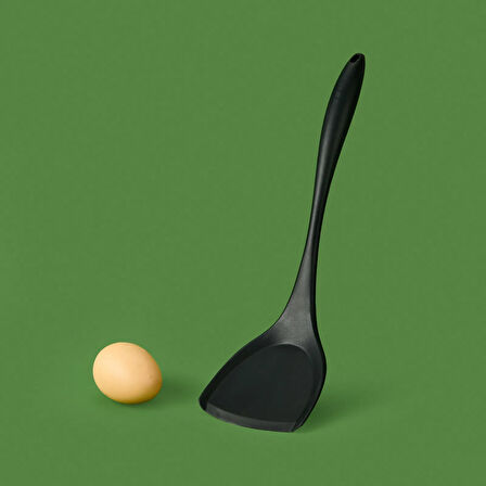 Tekli Silikon Spatula - Siyah