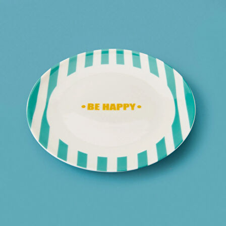 Kitchen Be Happy Tatlı Tabağı - Yeşil - 19 cm