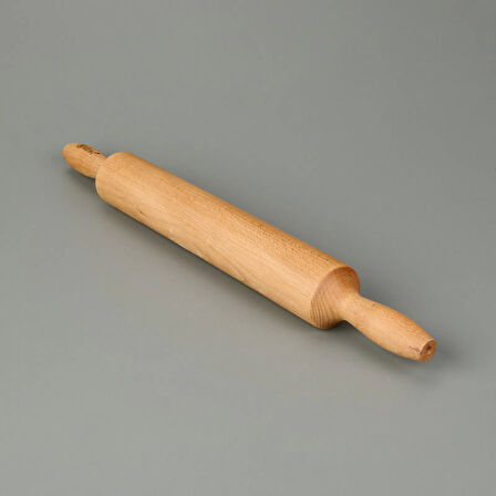 Ahşap Merdane - Açık Kahverengi - 46 cm