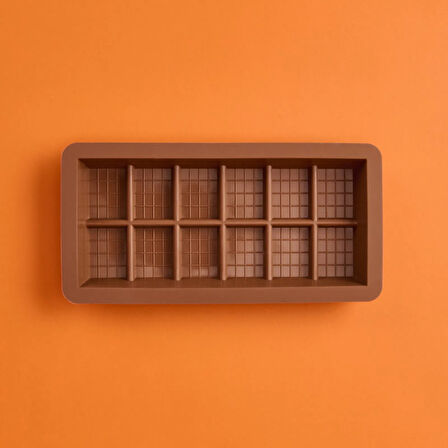 Orta Boy Dubai Çikolatası Kalıbı - Kahverengi