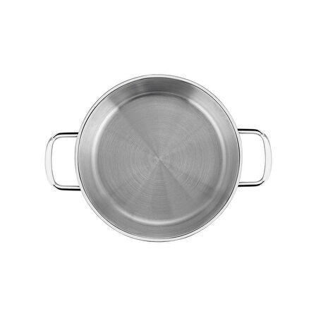 Silver Çelik Italyan Kapaksız Omlet Sahanı - Gümüş - 16 cm