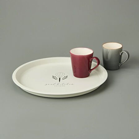 Soul Kitchen Tepsi - Krem - 35 cm