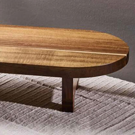 Morry Akasya Sunumluk - Kahverengi - 39x17 cm