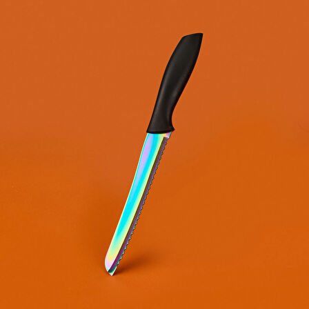 Titanyum Seri Ekmek Bıçağı - Renkli - 27 cm