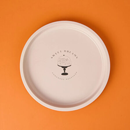 Sweet Dreams Tepsi - Pembe - 35 cm