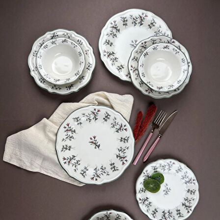 Terra 24 Parça Yemek Takımı - Renkli