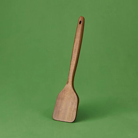 Handy Düz Akasya Servis Spatulası - Kahverengi - 34 cm