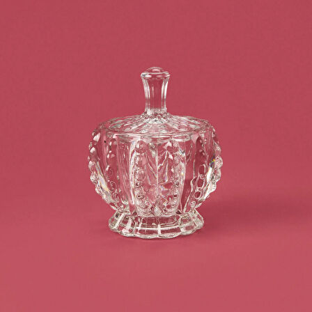 Glass Cam Şekerlik - Şeffaf - 3,5 cm