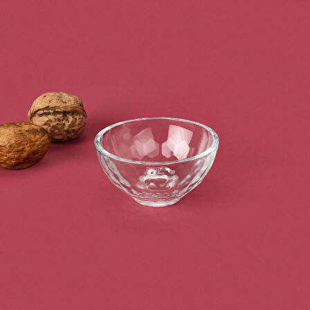 Cam Sosluk - Şeffaf - 6,5 cm