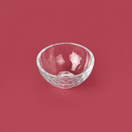 Cam Sosluk - Şeffaf - 6,5 cm