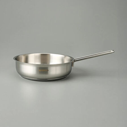 Saphire Çelik Tava - Inox - 22 cm