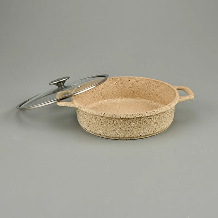 Montana 3 Parça Tava Seti - Bej - 26 cm