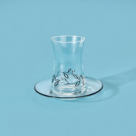 Kitchen Nemi 12 Parça Çay Seti - Renkli - 130 ml