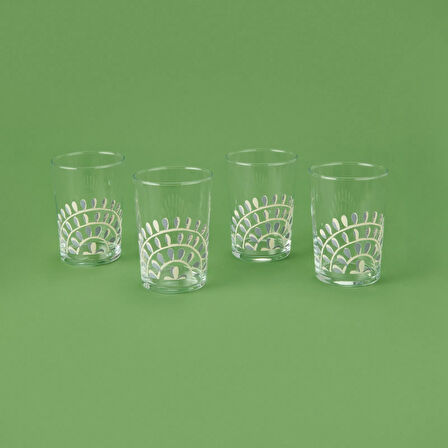 Kitchen Butas 4'lü Meşrubat Bardağı - Renkli - 510 ml