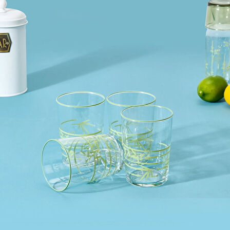 Kitchen Blad 4'lü Meşrubat Bardağı - Renkli - 510 ml