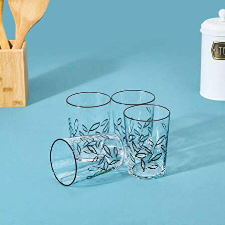 Kitchen Nemi 4'lü Meşrubat Bardağı - Renkli - 510 ml