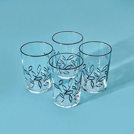 Kitchen Nemi 4'lü Meşrubat Bardağı - Renkli - 510 ml