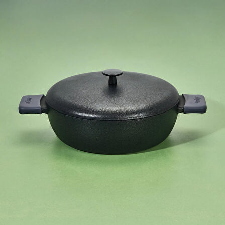 Pro Grade Karnıyarık Tenceresi - Siyah - 24 cm